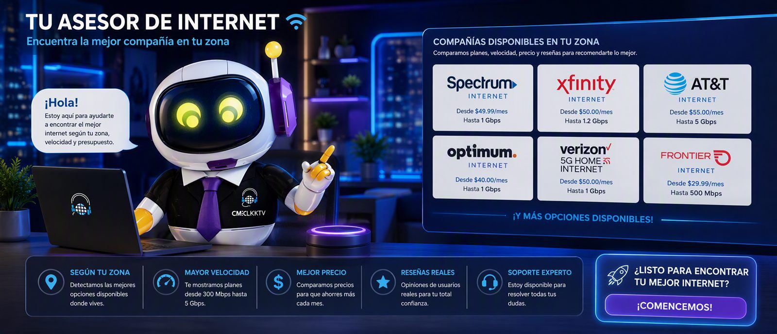 Tu asesor de internet de OneClickTV