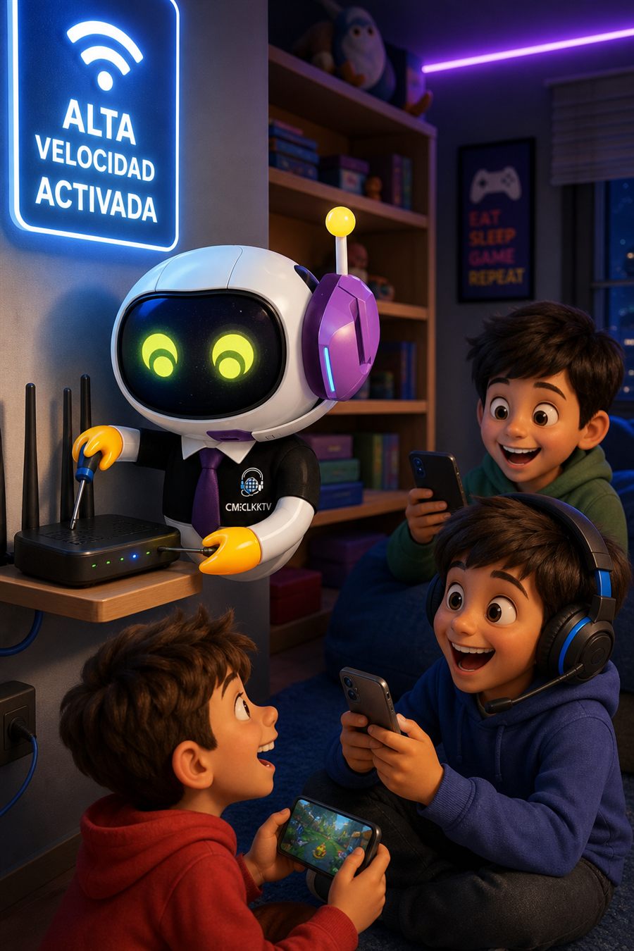 Internet de alta velocidad para toda la familia
